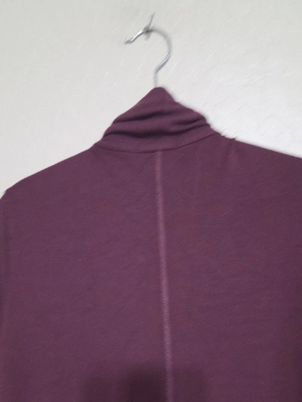 Athleta Plum Open-Front Long Cardigan